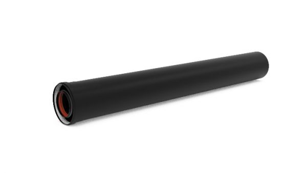 Tubo aislado ø100/120 x 500mm en inox 316 negro: información y PVP actual  de Ref. 100-500DP316NG de FIG